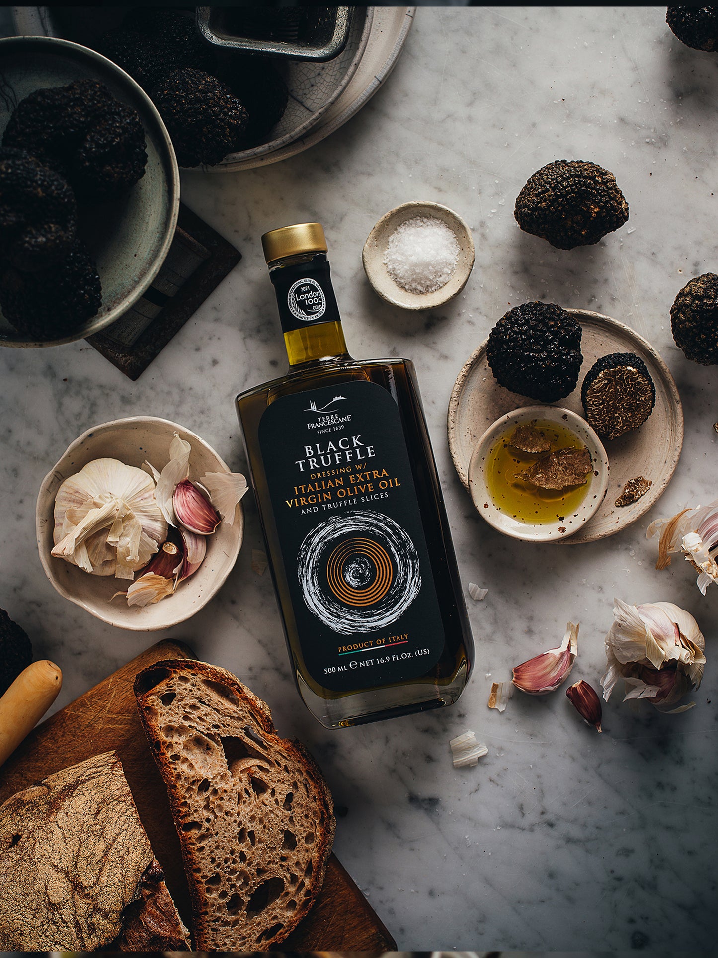 Black Truffle Extra Virgin Olive Oil - 500 ml