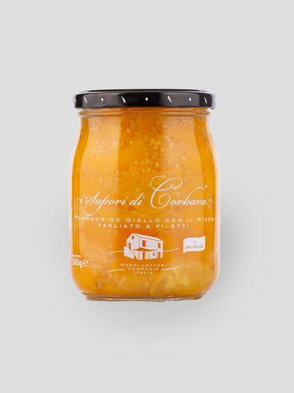 Yellow Little Corbara Tomato del Pizzo - Sliced in Fillet