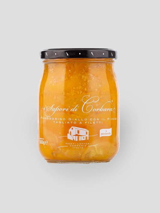 Yellow Little Corbara Tomato del Pizzo - Sliced in Fillet